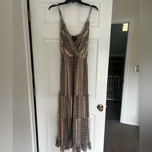 Angie’s dress with embroidery detail